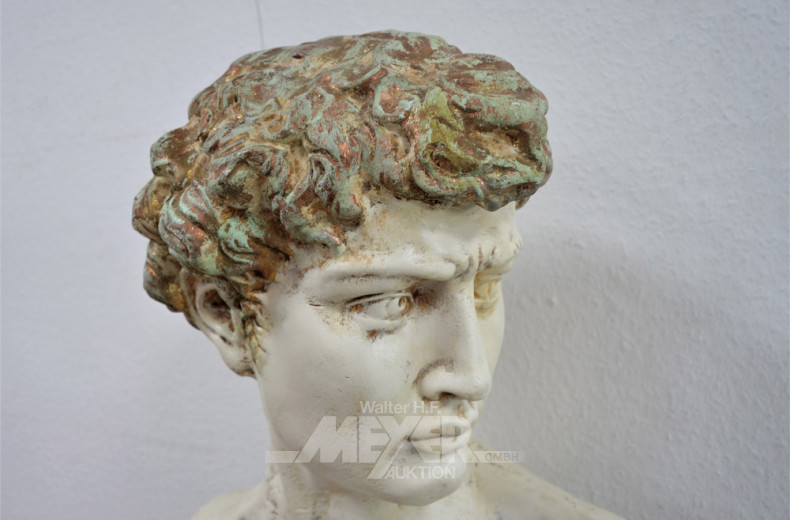 Kunststoff Büste, H: ca. 68 cm