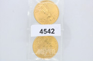 2 Goldmünzen USA ''Twenty Dollar'':