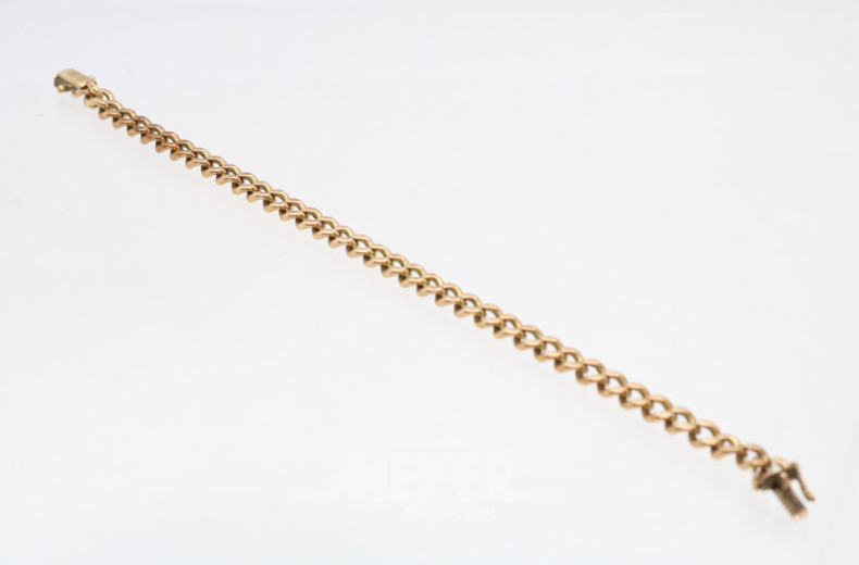 Panzerarmband, 333er RG, ca. 12 g.