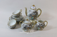 asiatisches Porzellan-Teeservice,