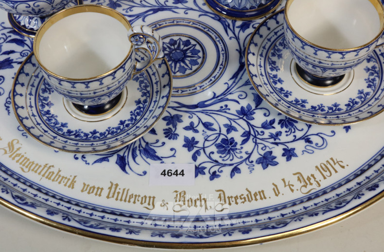 Porzellan Kaffeeservice V&B, für 2