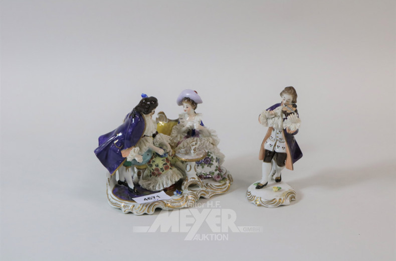 Figurengruppe ''Kaffeekränzchen'',