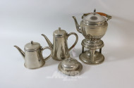 versilbertes Kaffee- und Teeservice,