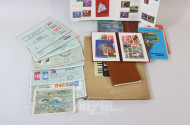 Posten Briefmarken und Münzen,