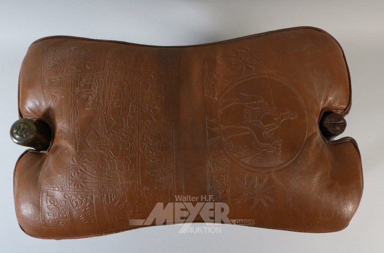 Kamelsattel-Hocker/Fußbank,