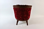 kl. Puppen-Kindersessel, Bezug rot
