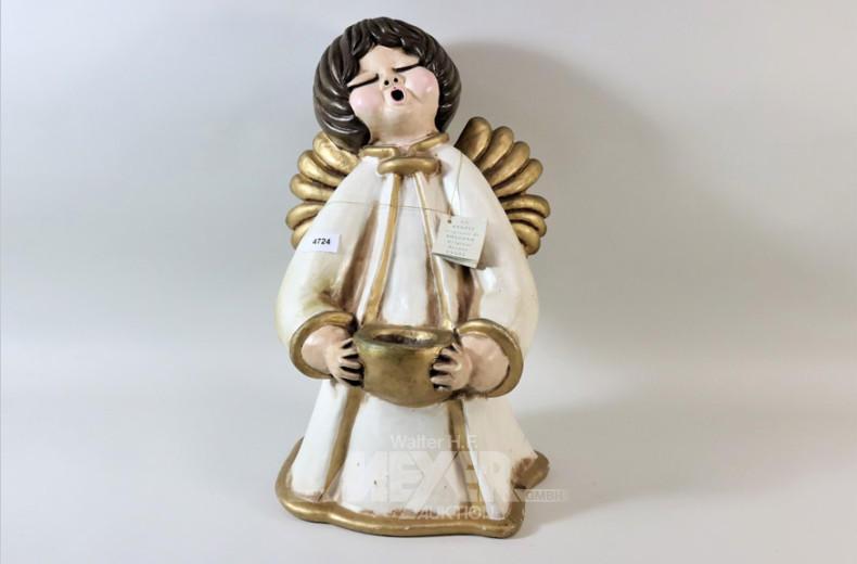 Ton-Steingutfigur ''Bozener Engel'',