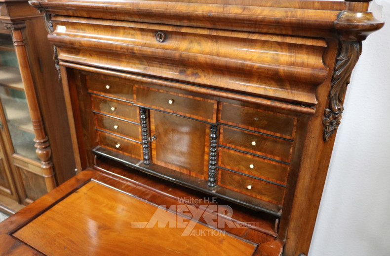 Louis-Philippe-Klappsekretär, 19 Jhd.,