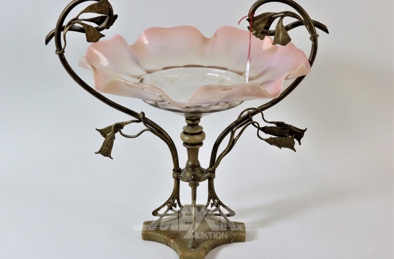 Jugendstil-Tischaufsatz, Messing