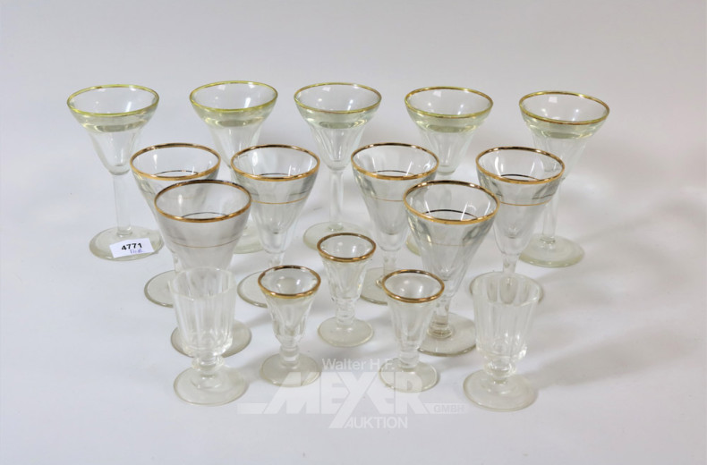 Posten versch. Gläser, ca. 22 Stück