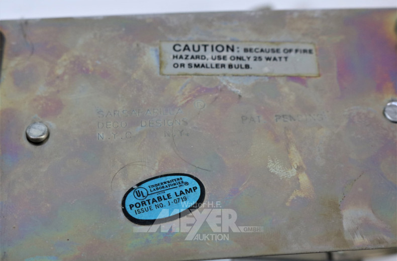 Tischlampe SARSAPARILLA ''Dacota DC 3'',