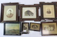 7 versch. Bilder und Fotos, gerahmt