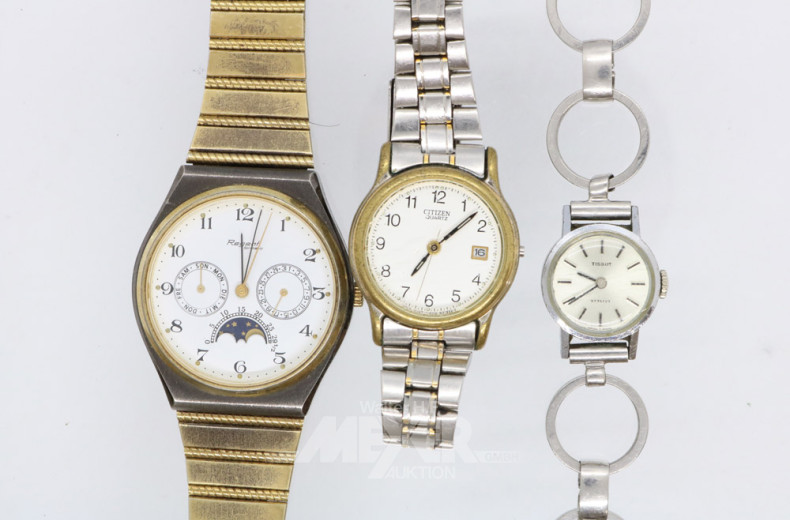 4 Armbanduhren, Medaillen