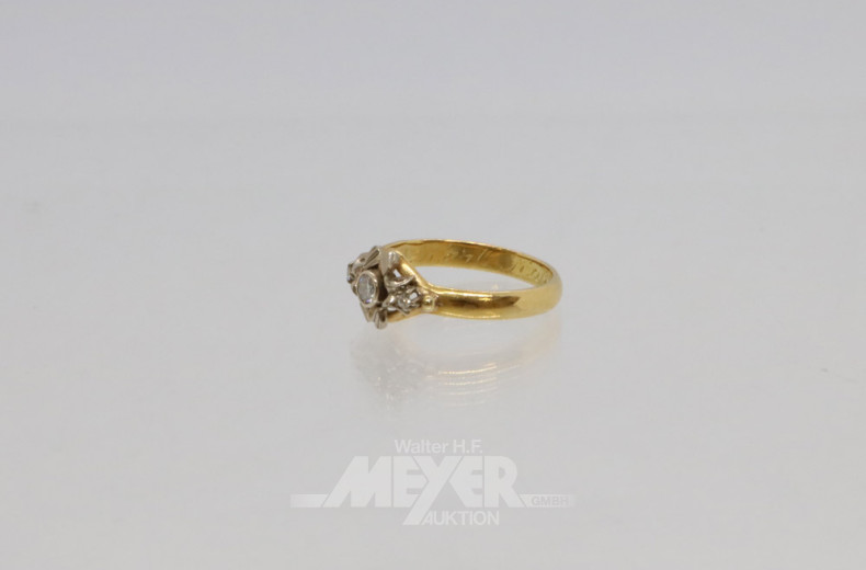 Damenring, 585er GG,