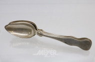5 Dessertlöffel, Silber,