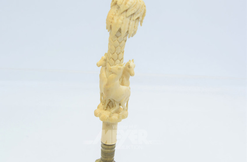 Petschaft (Siegel) mit Horngriff,