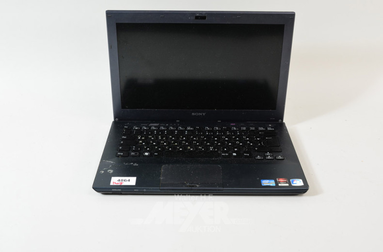 Laptop SONY Vaio, schwarz