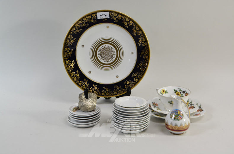 23 Teile Porzellan: u.a. Hutschenreuther,