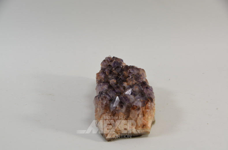 Drusenstück ''Amethyst'', bez. Brasilien