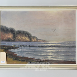 Gemälde, ''Küstenlandschaft'',