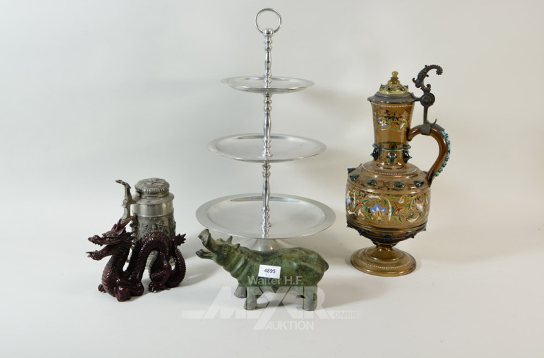 Posten Hausrat: Drachenfigur,