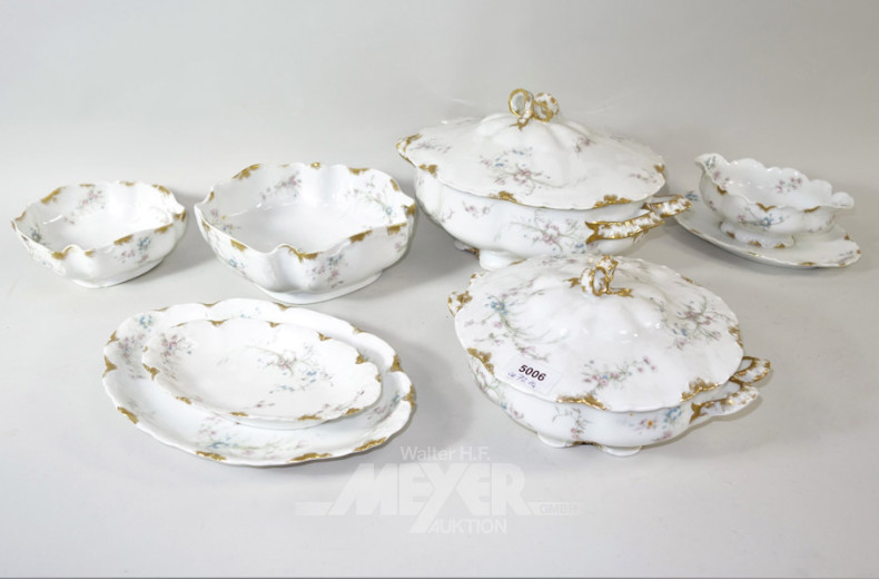 Porz.- Speiseservice, HAVILAND u. Co.,