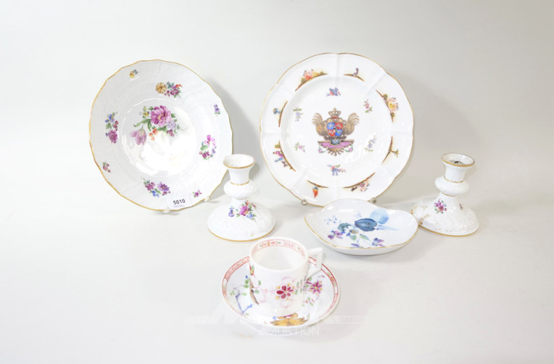 Posten versch. Porzellan, u.a. MEISSEN,