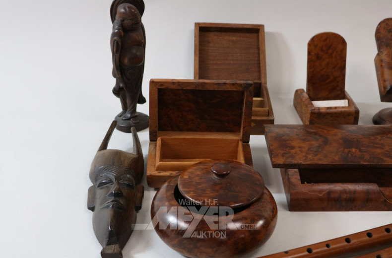 Posten Holzdekorationen u. Blockflöten