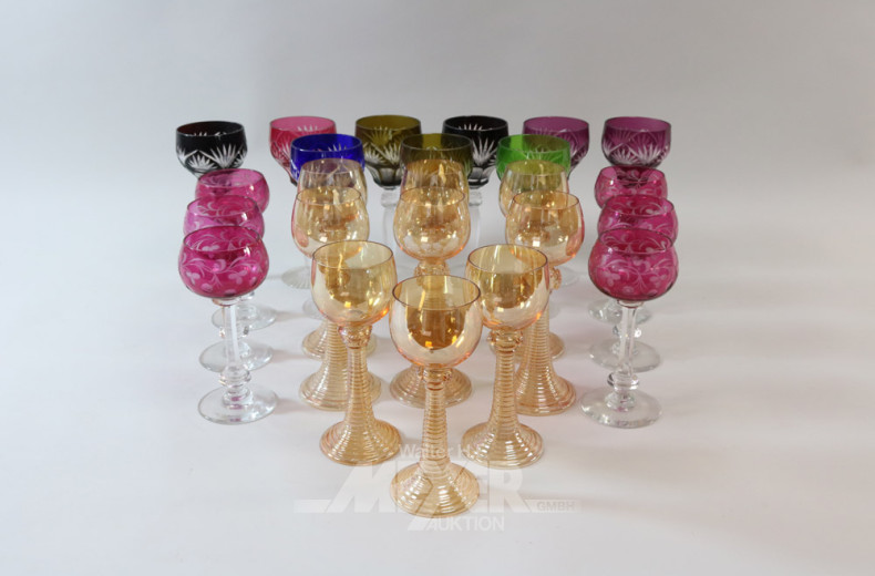 Posten Weinrömer und Gläser,