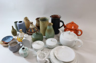 Posten versch. Steingut und Geschirr