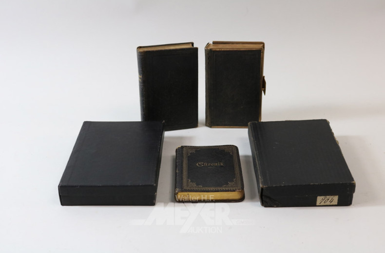 5 kl. Gesangbücher und Taschenbibeln