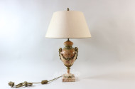 Tischlampe, Marmorfuß mit