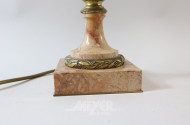 Tischlampe, Marmorfuß mit