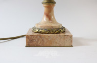 Tischlampe, Marmorfuß mit