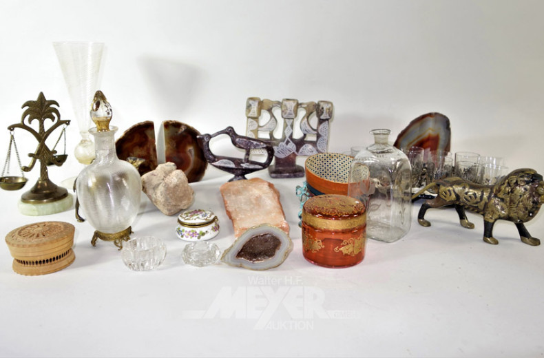 Posten div. Dekoration: