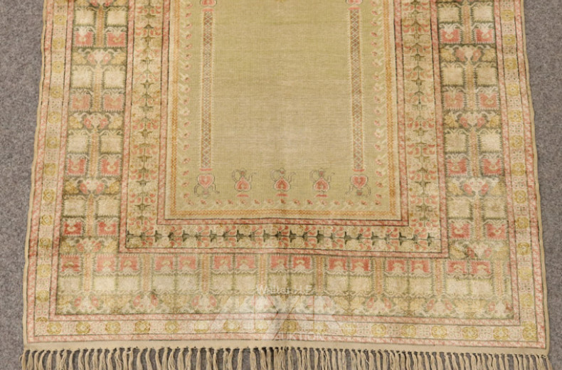 Orient- Wandteppich, mit Seide