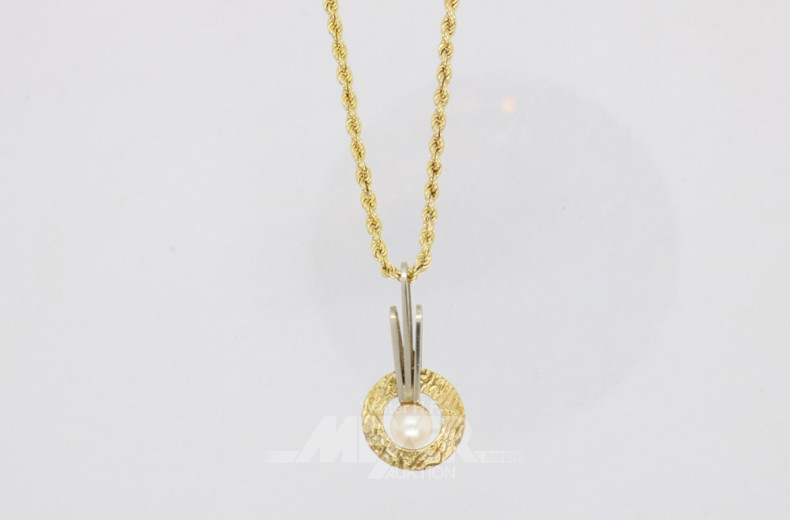 Kette, 585er GG, Länge ca. 40 cm,