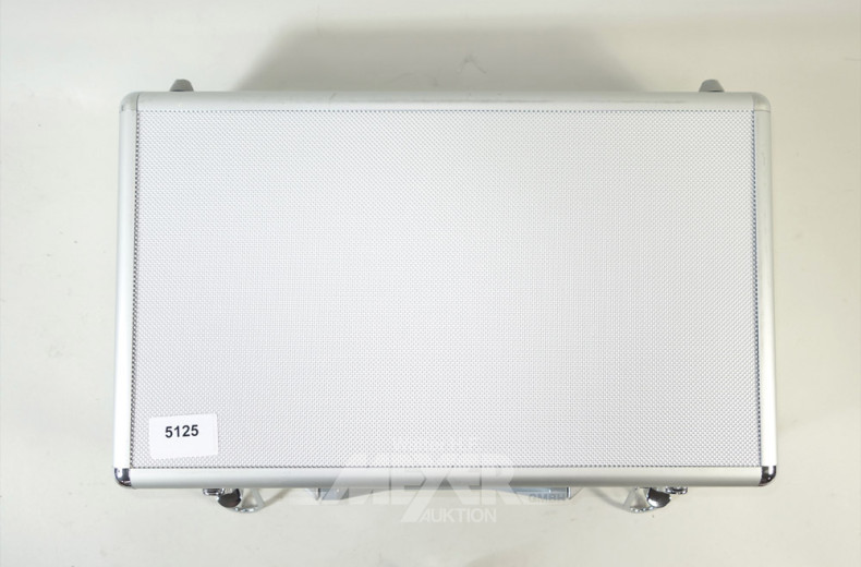 Alu-Koffer mit Papier- und Notgeld