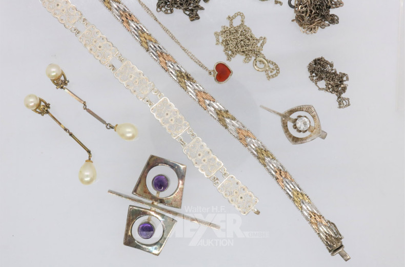 Posten Silberschmuck: