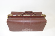 Arzttasche, braun, Gebrauchsspuren