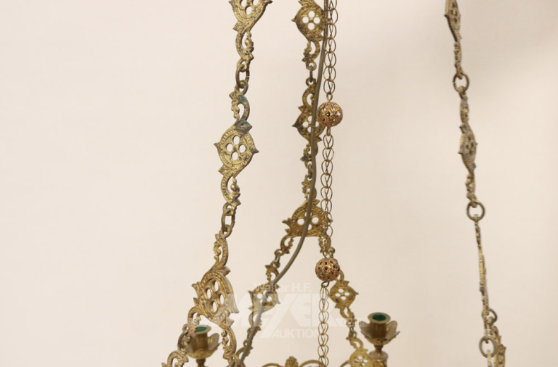 orientalische Kerzen-Deckenlampe