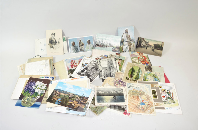 Posten versch. Briefmarken, Alben,