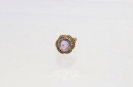 Damenring, 333er GG, mit 1 Amethyst