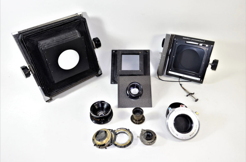 gr. Posten Zubehör für Plattenkameras: