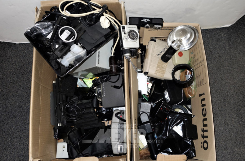 gr. Posten div. Kamera-Zubehör, Filme,