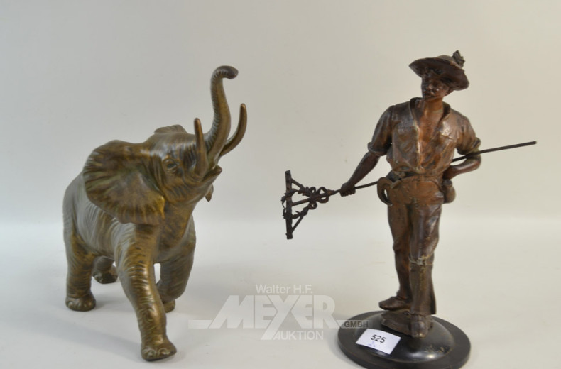 Porzellan Elefanten Figur GOEBEL