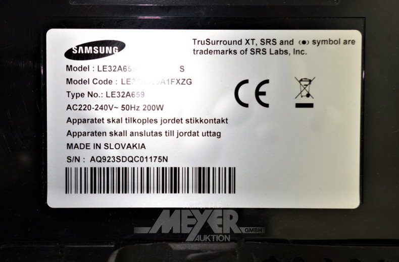 TV-Gerät SAMSUNG, FB, ca. 32''