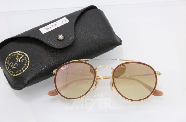 Sonnenbrille bez. RAY-BAN, mit Etui