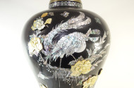 Metall-Bodenvase,