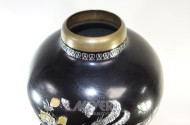Metall-Bodenvase,
